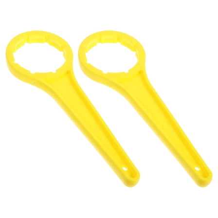 HOMEMAXS 2pcs Drum Wrench Drum Plug Bung Wrench Heavy Duty Plastic Gas Wrench Pail Bucket Cap Remover Bucket Opener Gas Shut Off Tool For Bucket