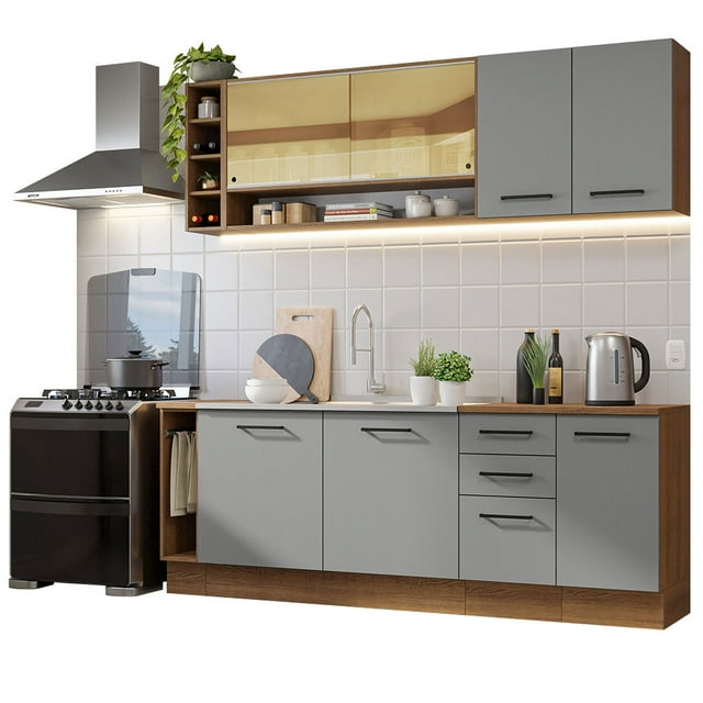 Cocina Integral Completa Modular Madesa Thêmis 220cm MG 01