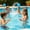 Blue, variant on Lunxisen 1 Pcs Reusable Water Burst Balls Splash Toy Summer Pool Party Outdoor Fun Colorful Battle Game