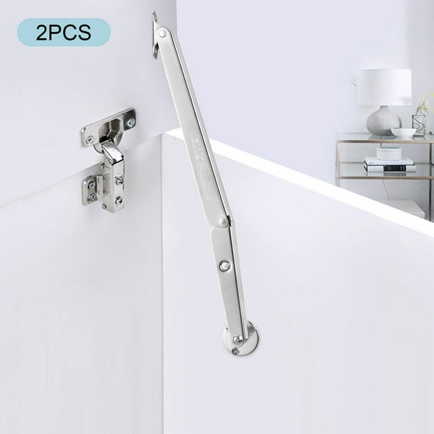 HiKaRiGuMi Silver 2PCS Automatic Door Lid Support Hydraulic Gas