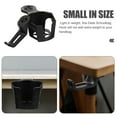 thumbnail image 3 of 2pcs Desk Cup Holder Headphone Hook Rotating Clamp for Office Desk Computer Desk Organization Gaming Accessories, 3 of 5