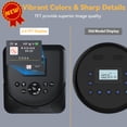 thumbnail image 2 of Reproductor de CD portátil MONODEAL Bluetooth con altavoces y FM, 2 of 8