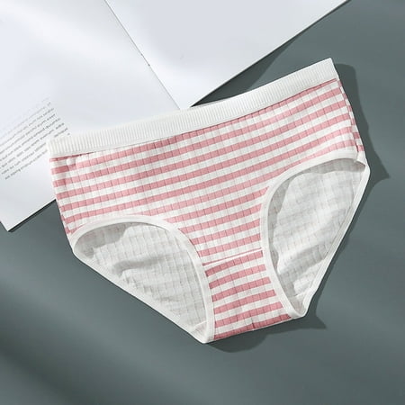 

PEASKJP Boyshorts Panties for Women Hi-Cut Womens Underwear Cotton Hipster Panties Breathable Low Rise Ladies Teen Panties Briefs Hot Pink X-L