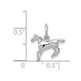 thumbnail image 3 of 14k White Gold Horse Charm, 3 of 4