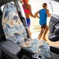 thumbnail image 3 of Garronmavis Sea Turtle Front Car Seat Towel Cover Sweat Absorbent For Post Workout Stain Resistant Water Resistant Non Slip Soft 1 PC Easy Installation Universal Fit For Cars SUV Trucks Sedan Van, 3 of 8