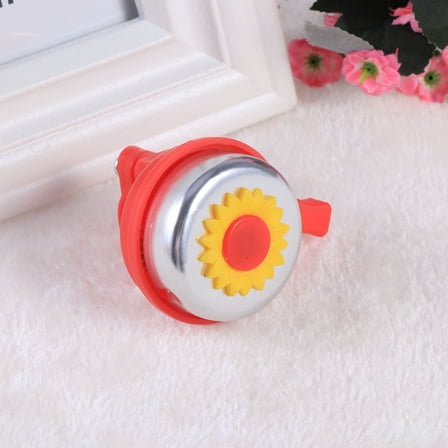 Masteelf Sunflower Bike Bell Kids Bike Bells Cycling Bell Ring Horn Alarm Children Boys Girls(Red)
