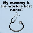 thumbnail image 2 of CafePress - My Mommy Is The Words Best Nurse Body Suit - Long Sleeve Cotton Baby Bodysuit, 2 of 4
