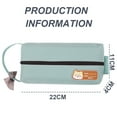 thumbnail image 2 of Pencil Case Large Capacity Pencil Bag with Handle Pencil Cases - green, 2 of 5