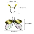 thumbnail image 3 of Costume Wings and Antenna Headband Set - Cute Bumblebee and Ladybug Dress-Up Accessories for Halloween, Birthday Parties, and Pretend Play, 3 of 9