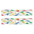 thumbnail image 2 of Colorful Bird Silhouettes Single Compact Faucet Drying Pad 14.7x5.4in Absorbent Mat for Small Sinks, Vanity Countertops, 2 of 10