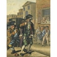 thumbnail image 3 of Robert Dighton 19x24 Black Modern Framed Museum Art Print Titled - The Frenchman in Distress, 3 of 5