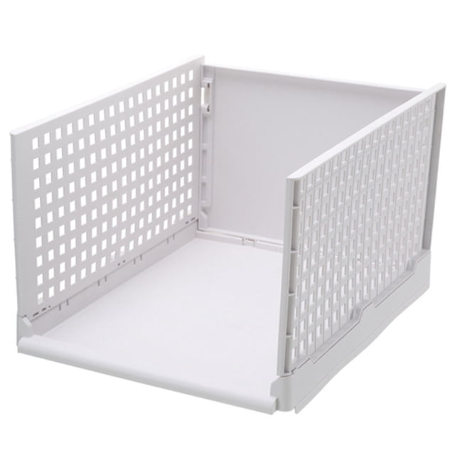 Folding Bin for Household Clothes Storage Box Divider Drawer Pull Frame