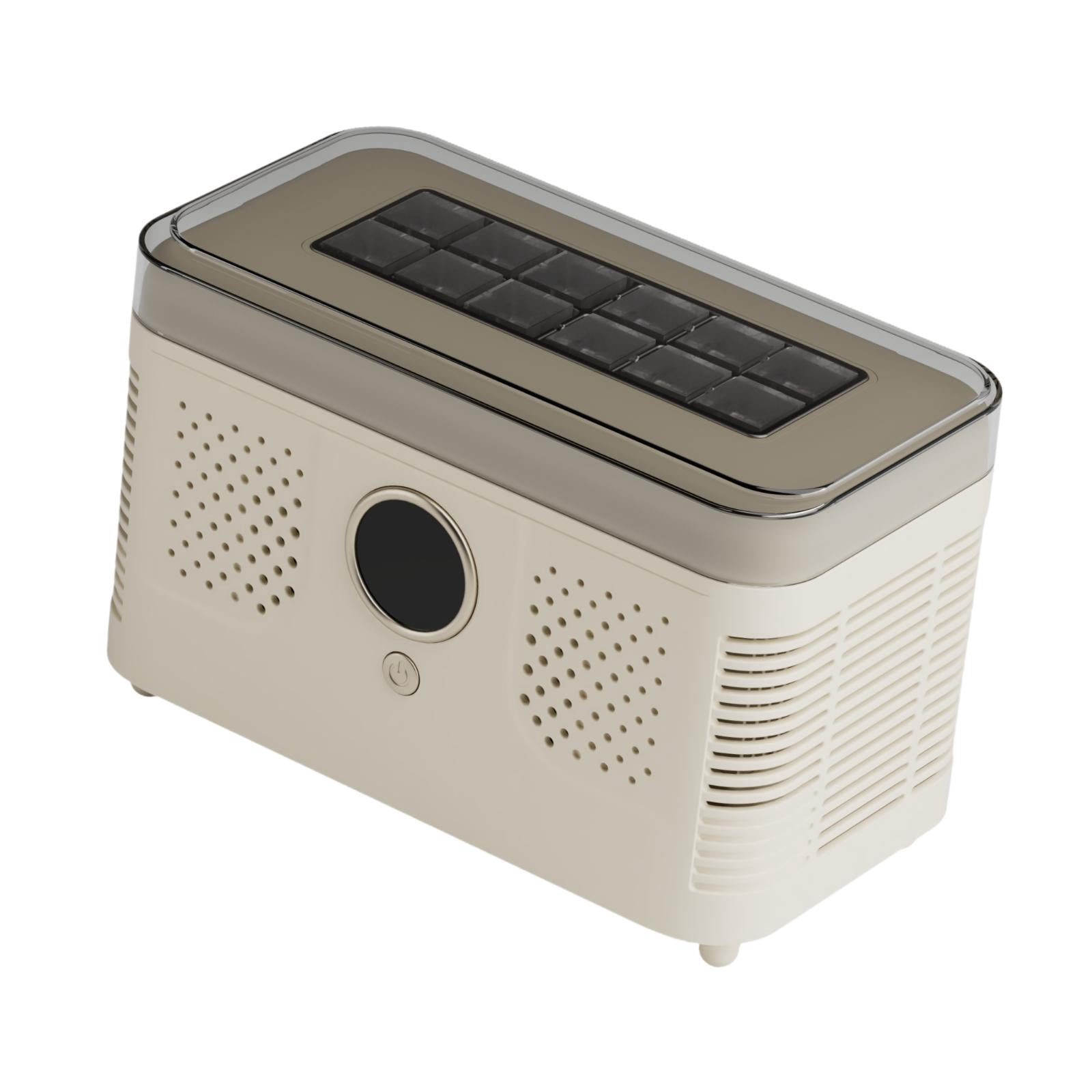 YWMJZEU Mini Desktop Ice Maker Countertop Fast Making for Dormitory Picnic Household White
