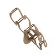 thumbnail image 7 of Unique Bargains 1pc Metal Hair Claws Hair Clips Hair Barrettes for Women Brown 4.09''x2.13''x1.02'', 7 of 7