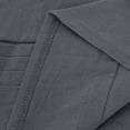 thumbnail image 5 of Summer Dresses for Women 2025, Women's Round Neck Sleeveless Pleated Solid Color Linen Loose Fitting Dress(Dark Gray,L), 5 of 8