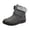 Gray, variant on Lovskoo 2024 Snow Boots for Women Round Toe Winter Warm Waterproof Fleece Thick Cotton Wedding Dress Shoes Soft Soled Ankle Booties Gray