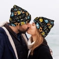 thumbnail image 5 of Lsque Basketball Pattern Knitted Beanie, Unisex Winter Hat, Knit Hat Winter Beanies Thick Fisherman Beanies Cuffed Plain Skull Caps, 5 of 6