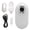 White, variant on M Buder Pet Collar Camera Wifi 0.96in LCD Screen 1080P 120 Deg Wide Angle Lens Lightweight Small Action Camera for Travel Vlogging Black (0.96 inches / 2.4 cm)