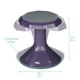 thumbnail image 3 of ECR4Kids ACE Active Core Engagement Wobble Stool, 15in Seat Height, Flexible Seating, Eggplant, 3 of 10