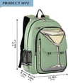 thumbnail image 2 of FORMRS Unisex School Backpack 17" Student Travel Bag with Laptop Compartment, Lemon Juice, 2 of 7