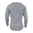 thumbnail image 5 of Tisuna Men'S Long Sleeve T-Shirts Cozy V Neck Tops Men Solid Tees For Daily Wear Size S, 5 of 5