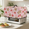 thumbnail image 2 of TSOVTHRID Capybara Strawberry Heart Pink Print Convection Oven Cover, Microwave Dust Cover Dust Proof Smart Microwave Oven Protector for Countertop Decorations, 20.9"W x 15.7"D x 12.4"H, L, 2 of 7