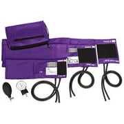 Prestige Medical 3-in-1 Aneroid Sphygmomanometer Set with Carry Case, Purple