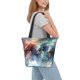 thumbnail image 2 of Disketp Ink Style Wave Dragon Bolsa de Hombro Casual para Mujer, Bolso Cruzado para Compras, Viajes y Uso Diario, 2 of 6