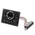 thumbnail image 1 of Jauge Ensemble, 4000RPM Rouge Rétroéclairé 316 Acier Inoxydable Anti Brouillard Verre Bombé IP67 Étanche Panneau d'Instrumentation de Bateau Fonction d'Alarme Tachymètre de Faible Puissance pour les Moteurs, les Vtt, les Yachts, 1 of 8