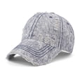 thumbnail image 2 of Unisex Distressed Vintage Washed Baseball Cap Classic Retro Washable Cotton Plain Ball Caps Adjustable Golf Dad Hats, Breathable Design Ideal, 2 of 4
