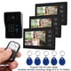 thumbnail image 5 of Timbre con video Timbre de 7 pulgadas Cámara LCD Videoportero Teléfono con intercomunicador Kit de timbre 3 monitores Videoportero Sistema de interfono Cámara de puerta de acceso inteligente(NOS) EOTVIA NO, 5 of 6