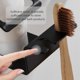thumbnail image 3 of FENGGUIQU 2Ud Organizador De Cepillos De Negro Con Montaje En Pared Sin Perforaciones, 3 of 8