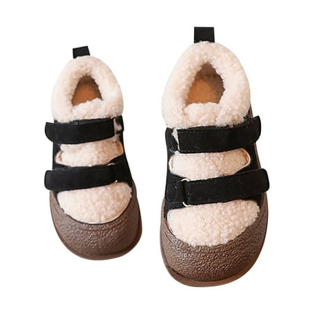 

Toddler s Casual Board Shoes Winter Boys Black Retro Splicing Casual Non Walking Outdoor Warm Shoes Girls Shoes Baby Girl Boots Size 5 Toddler Girl Snow Boots Size 9 Fashion Shoes Size 11
