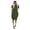 a-Green278, variant on FINALGANG Womens Dress Solid Color Short Sleeve Midi Dress With Crewneck Side Pockets Loose Fit Casual T-Shirt Dress For Daily Going Out Wear