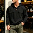 thumbnail image 5 of Qiyinn Men's Short-sleeve Hooded Sweatshirt, 5 of 6