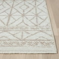 thumbnail image 3 of Indigo Ink Tribal Diamond Bohemian Neutral Geometric Indoor Area Rug, 2' x 3', Machine Washable, 3 of 5