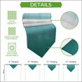 thumbnail image 5 of Teal Green Ombre Table Runner Linen Burlap Table Runner 90 Inches Long Contemporary Gradient Abstract Art Dresser Scarves for Kitchen Island Coffee Dining Party Wedding Banquet Holiday Decor 13"x90", 5 of 8