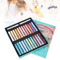 thumbnail image 2 of Juego de 24+2 barras de pintura al óleo, crayones pastel al óleo suaves, suministros de arte para niños (8724Mk2) 8724MK+2, 2 of 12