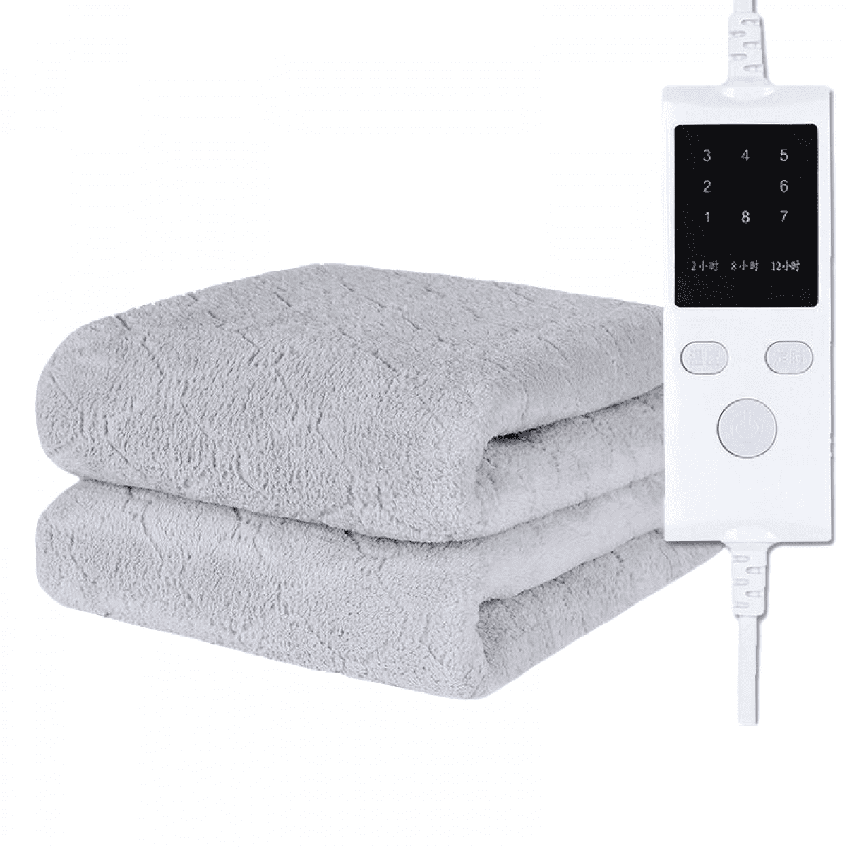 Rush Heated Blanket Electric Throw Soft Electric Blanket, 8 Heat