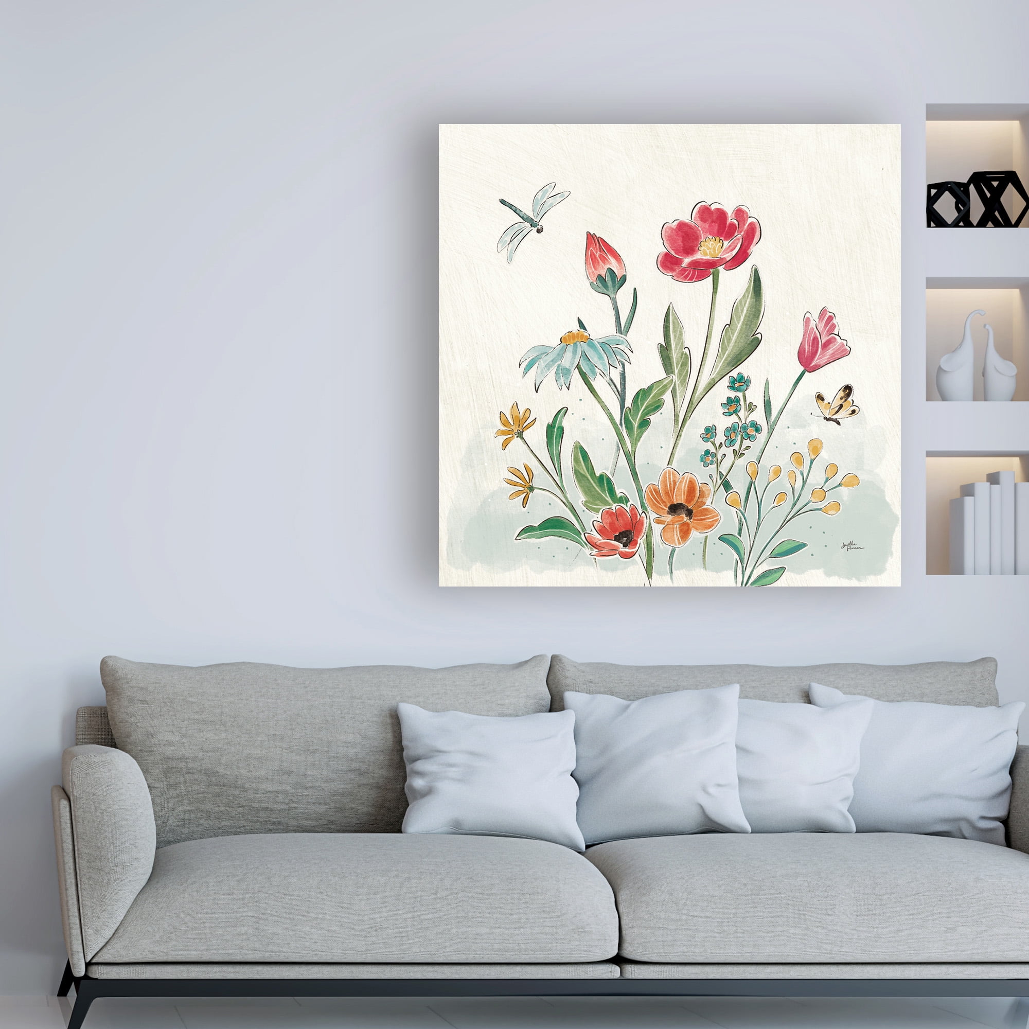 Trademark Fine Art 'Boho Field III' Canvas Art by Janelle Penner