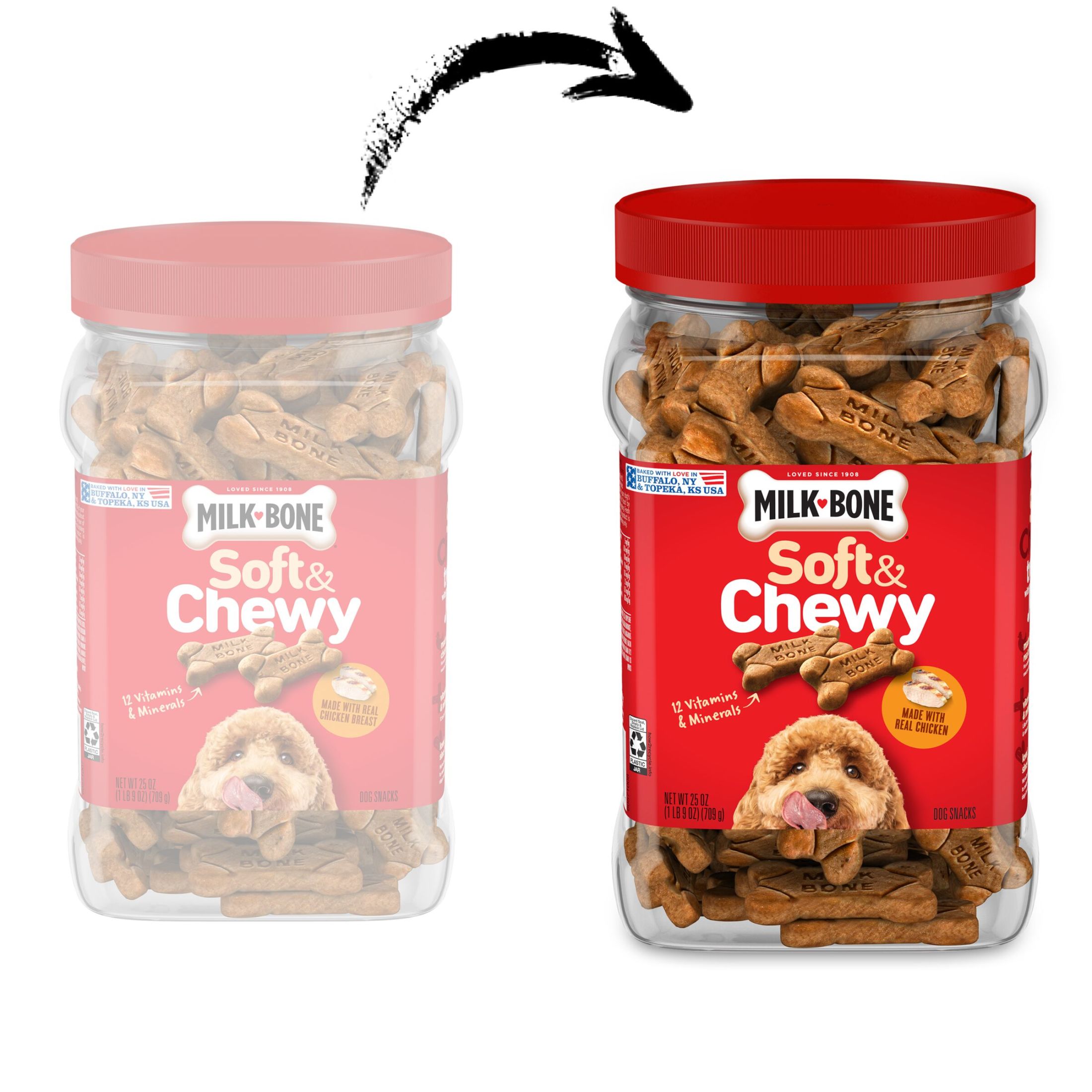 Milk-Bone Soft & Chewy Dog Treats with Real Chicken, 25 oz photo 2