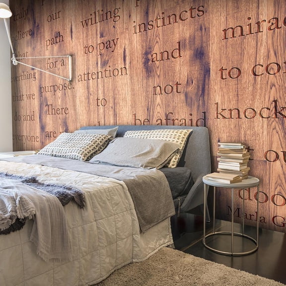 Repeating Wallpaper Roll - Marla Gibbs - Something To Think About - 32.8'L x 19.7"W