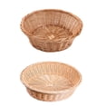 thumbnail image 4 of Cestas de Trenzadas licencia de Bambú marrón, 4 of 9