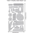thumbnail image 5 of 14Pcs Car Truck Toy Cut Die Crane and Tanker Embossing Template Mould Cones and Wheel Die Cut Construction Vehicle Cut Die for Child Boy for Card Scrapbooking Card DIY Craft, 5 of 9