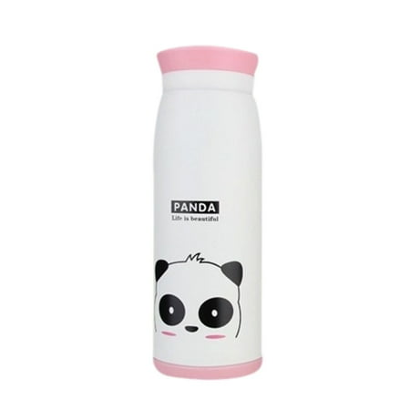 

Worallymy 350Ml Cartoon Animal Stainless Steel Student Water Bottle Mug