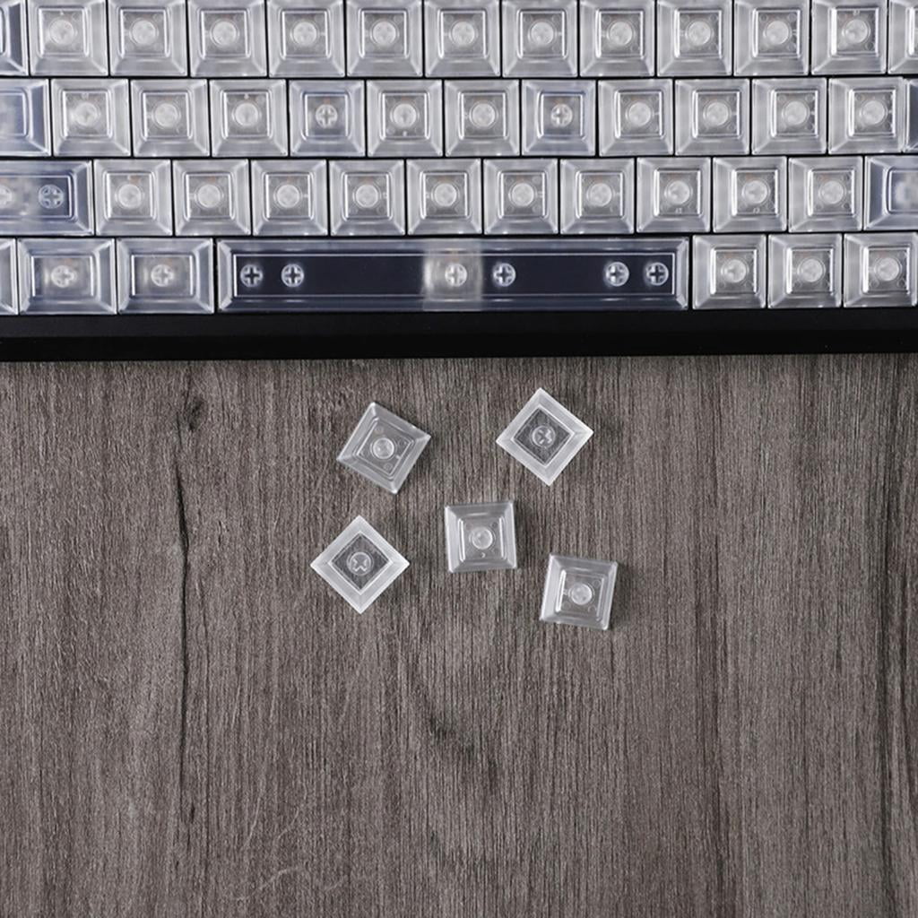 Keycaps DSA height Highly Frosted Translucent Keycap Set For 122Keys Game Mechanical Keyboard Switches Keycaps