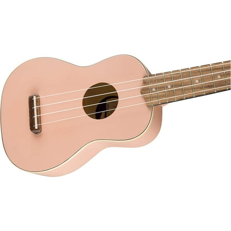 Fender - Venice Soprano 4-String Ukulele - Shell Pink
