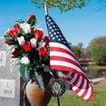 thumbnail image 5 of Allied Army Veteran Grave Marker With 30 Inch Tall American Cemetery Flag, 5 of 6