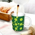 thumbnail image 3 of Yiaed Tennis Balls Print Ceramics Coffee,Large Handle Design,Extra Large Tea and Coffee Cup for Office and Home Mugs, 3 of 6