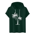 thumbnail image 4 of Camiseta Deportiva de Manga Corta de la Blusa de los Hombres Casual de la Moda Sólida con Capucha, Top Casual para Al Aire Libre, 4 of 7